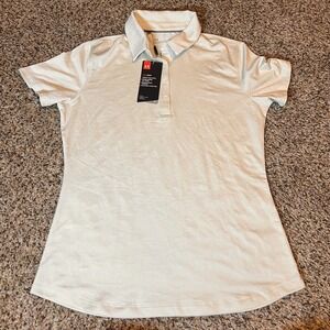 Under Armour‎ HeatGear Golf Polo Shirt Fitted Cool Weather MD